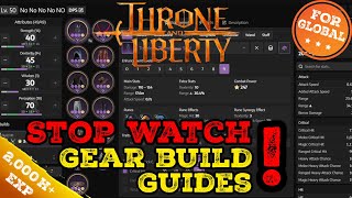 STOP watch Gear Build videos For Throne and Liberty Global [upl. by Llerrom]