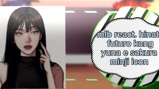 mlb react hinata futuro kang yuna é sakura minji icon 💕💖🥀🥀🌺💐🌸🌸💓💗🤗💞 parte 1 sakuhina narusasu [upl. by Lavicrep]