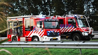 Cabine van bestelbus uitgebrand op de Rijksweg A12 [upl. by Nessi635]