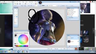 How To Create Skin Gotaio PaintNet [upl. by Welbie]