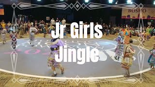 Jr Girls Jingle  2023 Hunting Moon Pow Wow  Powwowscom [upl. by Shult199]