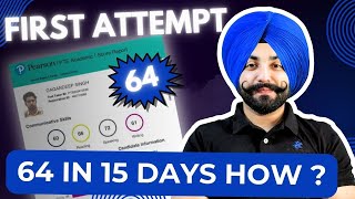 PTE exam review 64 Scores in 15 days how to get 7 each 65 scores best tips  Gurwinder Sir [upl. by Hurst]