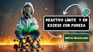 Aprende a obtener 🧪REACTIVO LIMITE y EN EXCESO con PUREZA🧪 EJEMPLO 01 fácil y rápido [upl. by Penland]