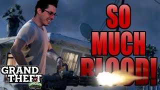 MINIGUN MURDER SPREE Grand Theft Smosh [upl. by Yeliab72]