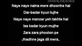 main Pareshaan karaoke  ishaqzaade [upl. by Whitman]