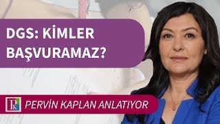 DGS KİMLER BAŞVURAMAZ [upl. by Yelsgnik]