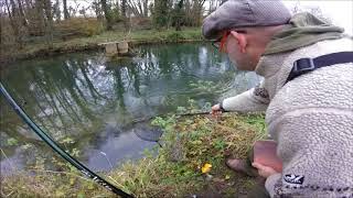 Ewan on the Lower Itchen Dec 2017 [upl. by Leivad]