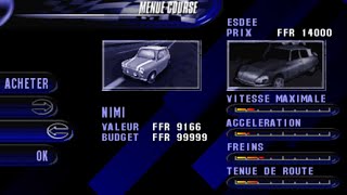 ParisMarseille Racing All Cars PS1 [upl. by Kahaleel]