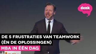 Ben Tiggelaar 5 problemen van teamwork [upl. by Htur]