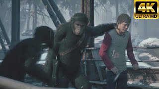 Apes Vs Humans Final Battle Scene 2024  Planet Of The Apes [upl. by Sivrat618]