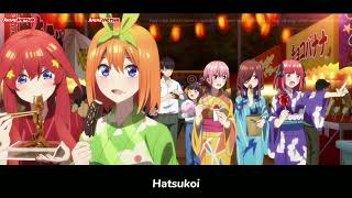 Gotoubun no Hanayome All Song Season 1  2 Movie TV Special [upl. by Havstad]