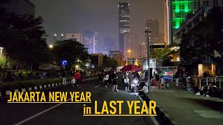 Mid Night at MRT Jakarta ❗NEW YEAR in LAST YEAR 2023❗❕ Jakarta New Years Eve [upl. by Lindemann699]