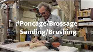 PonçageBrossage  SandingBrushing PRALONG GUITAR FACTORY TOUR [upl. by Ebneter]