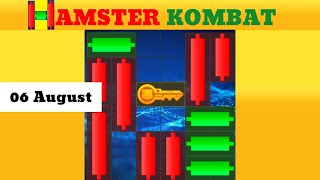 Hamster Mini game 06 August 24  Hamster Kombat mini game solve [upl. by Trever]