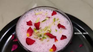 Rose Lassi in 2min   How To Make Rose Lassi  Summer Special Drink  Flavored lassi\Punjabi sweet [upl. by Mirilla]