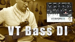 Tech21 VT Bass DI  Review [upl. by Itsirhc]