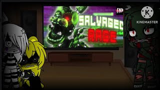 Fnia reacts to Salvage rage 💜Gacha club💜 READ DESCRIPTION [upl. by Ever]