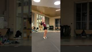 Natalie Sawyer Running Tumbling NCA Staff Tryout [upl. by Wanonah]