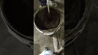 Granite Adhesive Mixing by Stirrer Machine qualitycontrol civilengineering adhesives mixing [upl. by Drud8]