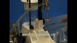 ACO V1 Enolmatic vacuum filling machine for miniatures [upl. by Hanan]