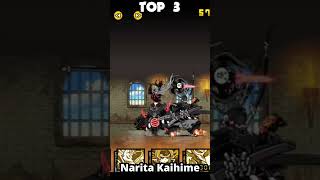 Top Units Sengoku Wargods Vajiras The Battle Cats にゃんこ大戦争 [upl. by Jews828]