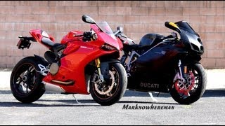 DUCATI 1199 Panigale WET clutch sound comparison to a DRY clutch [upl. by Schargel]