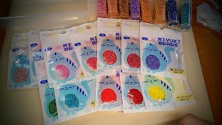 150 Seed Bead haul from Beebeecraft [upl. by Lafleur]