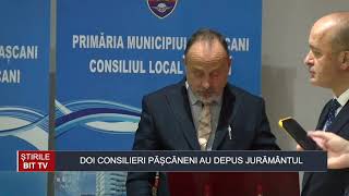 ȘTIRILE BIT TV  DOI CONSILIERI PĂȘCĂNENI AU DEPUS JURĂMÂNTUL [upl. by Duky]