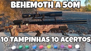 BEHEMOTH ACERTANDO 10 TAMPINHAS EM 10 DISPAROS A 50M 🔥🎯 [upl. by Nnylear554]