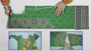 Simple Kameez Cutting Stitching And Measurement Step By Step Easy Method [upl. by Mathia784]