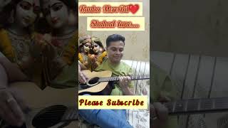 kanha mere dil me shahadviralshortsdevotinal songs on guitarshort [upl. by Marola697]