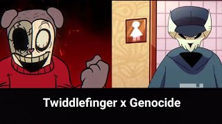 FNF mashup quotProlapsequot Twiddlefinger x Genocide Max vs Tabi [upl. by Anderson]