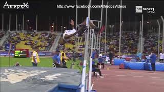 Mutaz Barshim 240m Doha 2018 WL [upl. by Obbard421]