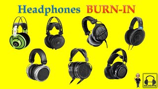 HEADPHONES BURN IN TEST  TEST RODAGGIO CUFFIE [upl. by Saidee173]