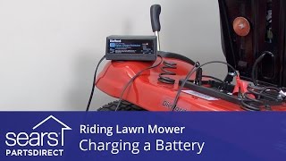 How to Charge a Riding Lawn Mower Battery [upl. by Yor]