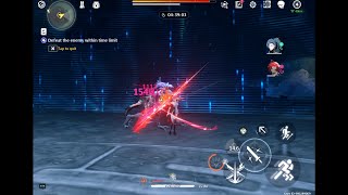 Changli  Danjin  Jiyan vs level 80 Mephis hologram  1 HIT TAKEN  Wuthering Waves [upl. by Eizzil]