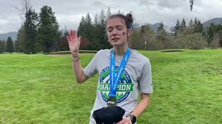 Ashley Reeck  Western Washington  2024 GNAC XC Championships [upl. by Giaimo353]