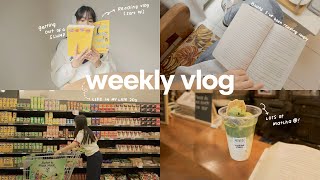 balancing life because adulting is hard 🤸🏻‍♀️ grocery run work book shopping reading vlog kinda [upl. by Kind]