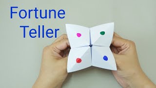 DIY Paper Fortune TellerSimple Origamieasy paper crafts for kids [upl. by Justis]