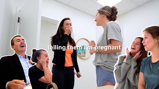 Telling family and friends Im PREGNANT after trying for 2 years 🥹 RAW [upl. by Drummond582]