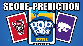 KSU vs NC State SCORE PREDICTION  PopTarts Bowl 2023 [upl. by Eirovi]