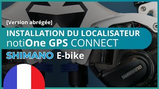 Installation du localisateur notiOne GPS Connect dans le moteur Shimano  eBike  raccourci [upl. by Hcelemile]