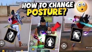 How To Change Medikit Jump Window amp Falling POSTURE In FREE FIRE 🔥 [upl. by Bushweller]