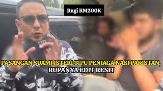 SUAMI ISTERI PENGHANTAR MAKANAN TIPU PENIAGA NASI PAKISTAN SEHINGGA KERUGIAN RM200 000 [upl. by Llenrup252]