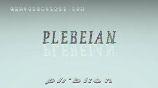 plebeian  pronunciation  Examples in sentences and phrases [upl. by Pitarys900]