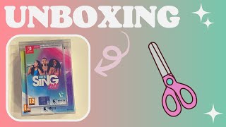 ✂️ Unboxing  Lets Sing 2022 mikrofony Nintendo Switch [upl. by Tiras]