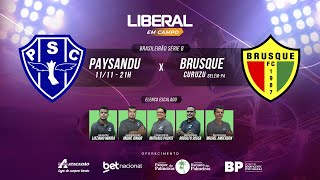 PAYSANDU 1 X 0 BRUSQUE  BRASILEIRÃO SÉRIE B 2024  AO VIVO E COM IMAGENS DO ESTÁDIO [upl. by Aislehc]