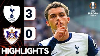 TOTTENHAM VS QARABAG 30 HIGHLIGHTS amp ALL GOALS [upl. by Aicnarf592]