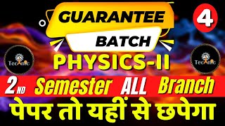 4 APPLIED PHYSICS  II  2ND SEMESTER ALL BRANCH  GUARANTEEBATCH  BTEUP  astechnic [upl. by Lavicrep]