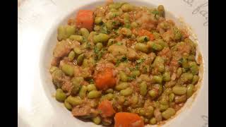 Colin flageolets tomates recette cookeo [upl. by Doerrer717]